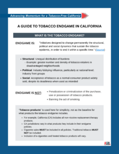 Tobacco Endgame - ASH California